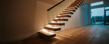 Die treppen ohne tragender